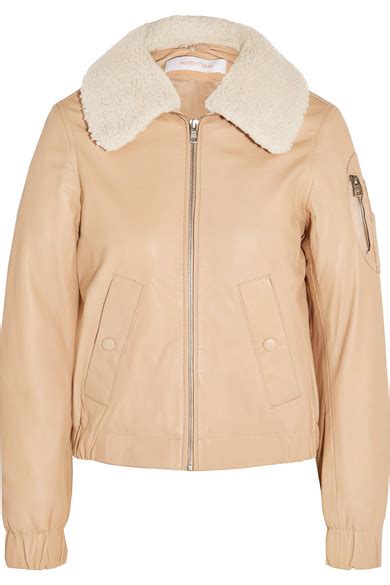 see by chloe leather jacket